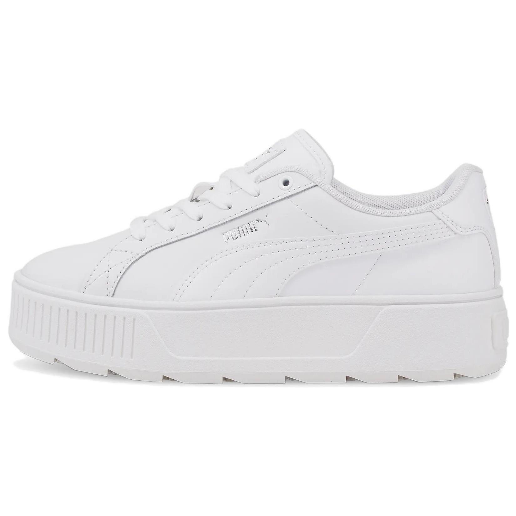 (WMNS) PUMA Karmen Leather White Women s 384615-01 EU 35.5