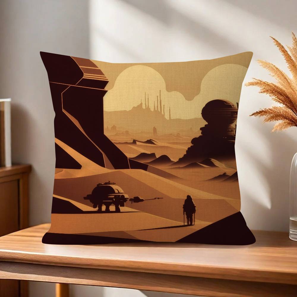Cushion Cover Car Throw Pillow Case For Sofa Car Christmas Gift Xcm Xcm Funny Movie Sstar Funny Wwars