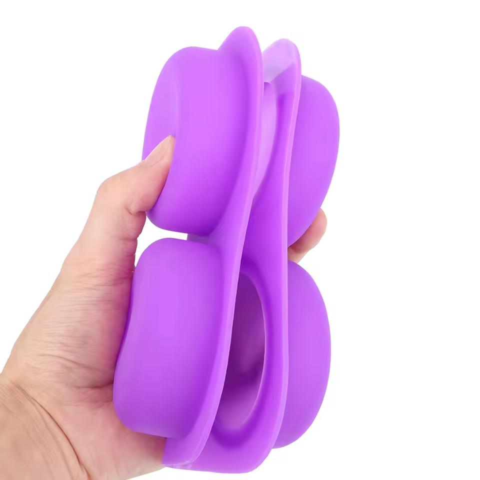 Forma do mydła wielokrotnego użytku z 4 zagłębieniami, silikonowa taca z okrągłymi kształtami, formy do mydła DIY, rękodzieło, narzędzia do dekoracji ciast