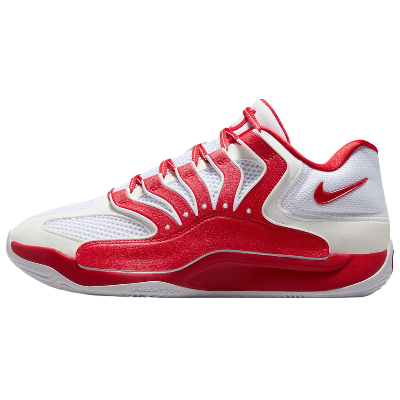 

Nike KD 18 Abrasion Resistant Abrasion Resistant Low top Basketball Shoes Unisex White Red IM0634-104 43