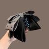 1pc Sweet Bow, Hair Clip, Half Tied Hair Clip, Exquisite Clip, Korean East Gate Temperament, Polka Dot, Ponytail Clip, Female