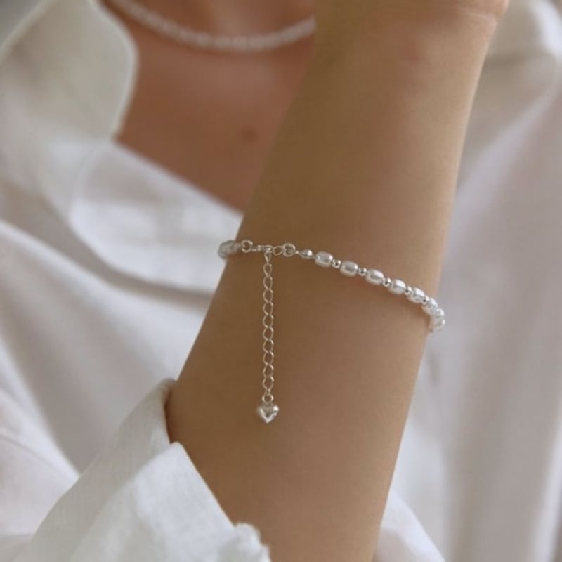 moi moi Rice pearl ball bracelet