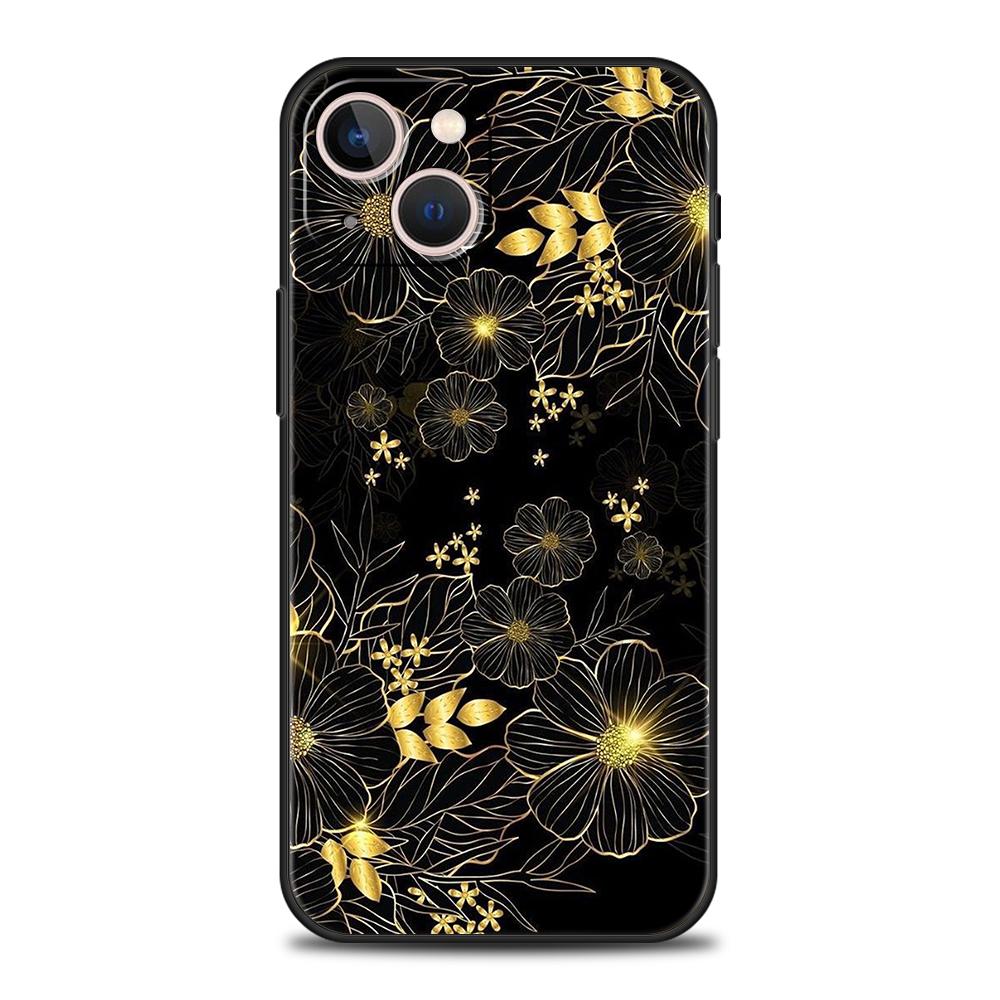 Flower Phone Case for iPhone 16 15 14 13 12 Pro Max 11 Pro Max 7 8 Plus XS XR Shockproof Silicone Soft Shell Fundas Capas Bags