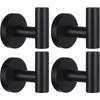 4SETS Bathroom Towel Hook, Kitchen Coat Rack, Heavy Duty Door Hanging, Towel Bathrobe Locker (need To Be Drilled and Installed)