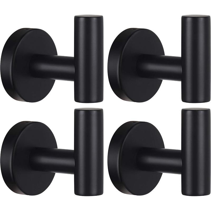 4 set gancio per asciugamani da bagno, appendiabiti da cucina, appendiporta resistente, per asciugamani accappatoi armadietti (devono essere forati e installati)