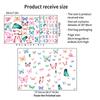 Overseas Trade Glow In The Dark Wall Stickers, Pink Blue Green Butterfly Design, Girls Bedroom Kids Room, Kindergarten