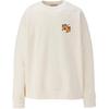 Onitsuka Tiger SS24 Solid Color Vintage Crew Neck Long Sleeve Sweatshirt Unisex Sweatshirt Light-Beige 2183B183-250
