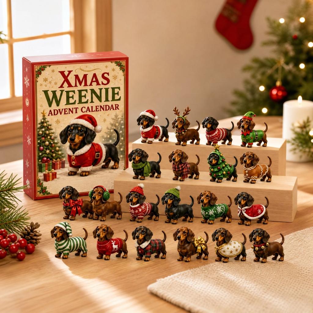 Weihnachten Halloween Adventskalender mit Acryl