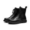 Martin boots men's spring and autumn British style thick-soled heightening boots black high-top tooling locomotive boots 6038-R