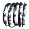 Simple Black Plastic Headband for Women, Versatile, Suitable for Washing Face, with Teeth To Press Hair, Non-slip Headband/hair Clip