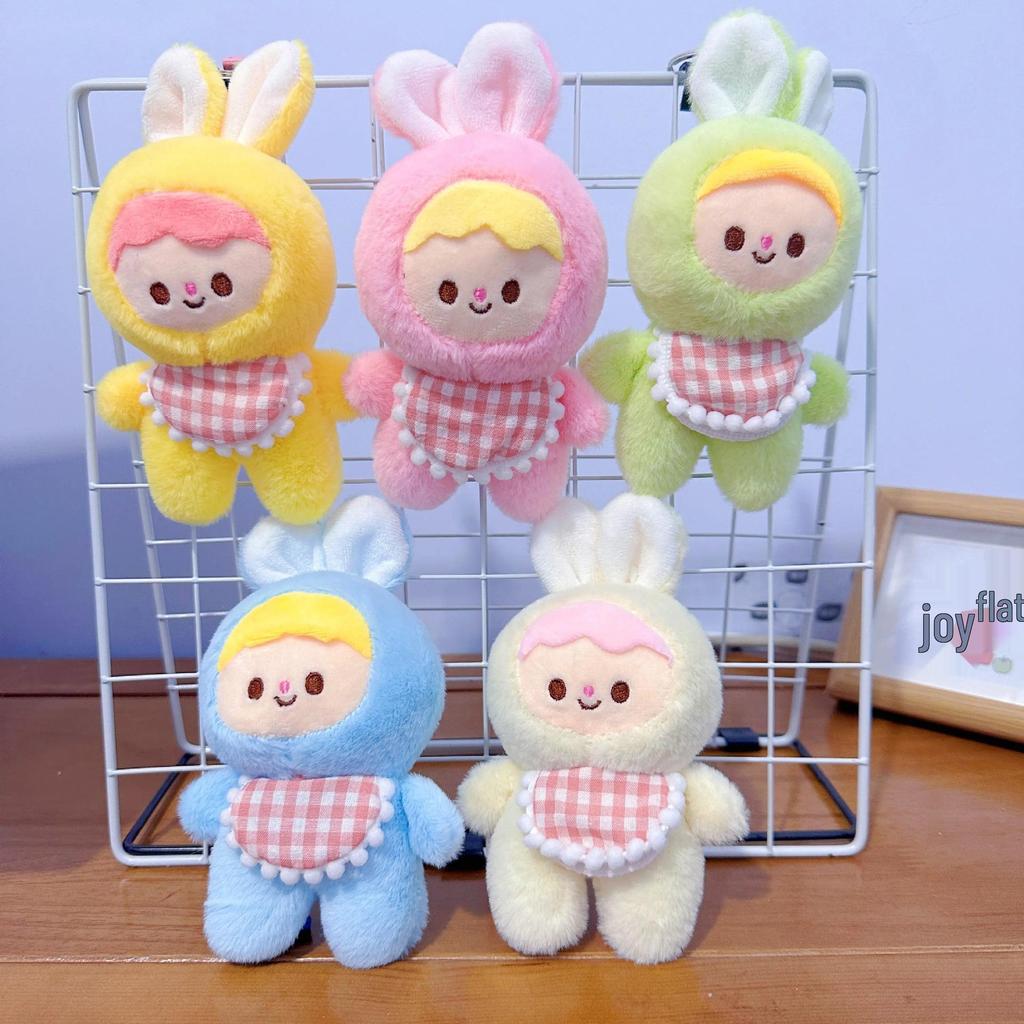Mini Plush Toy Claw Machine Keychain Charms