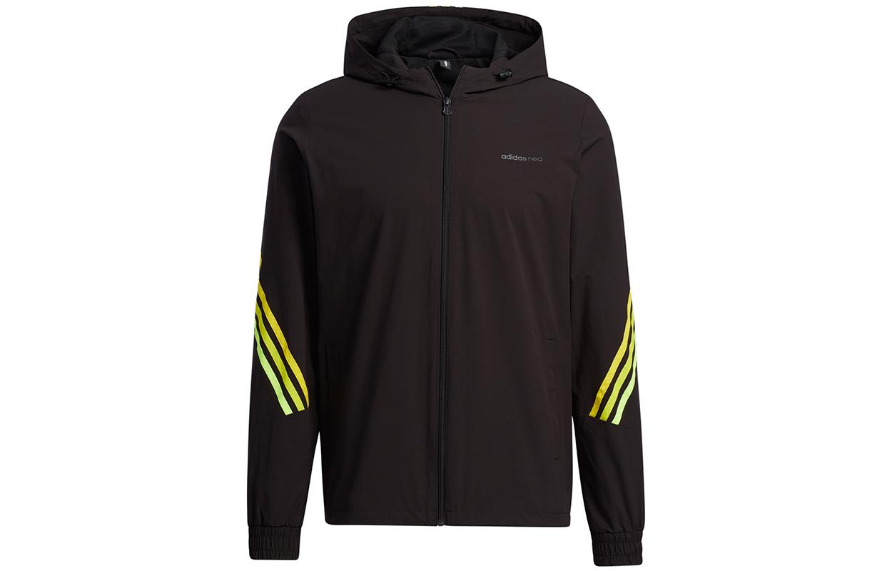 Adidas Neo Jackets Men s Black Hooded Moderate Other GP5659 L
