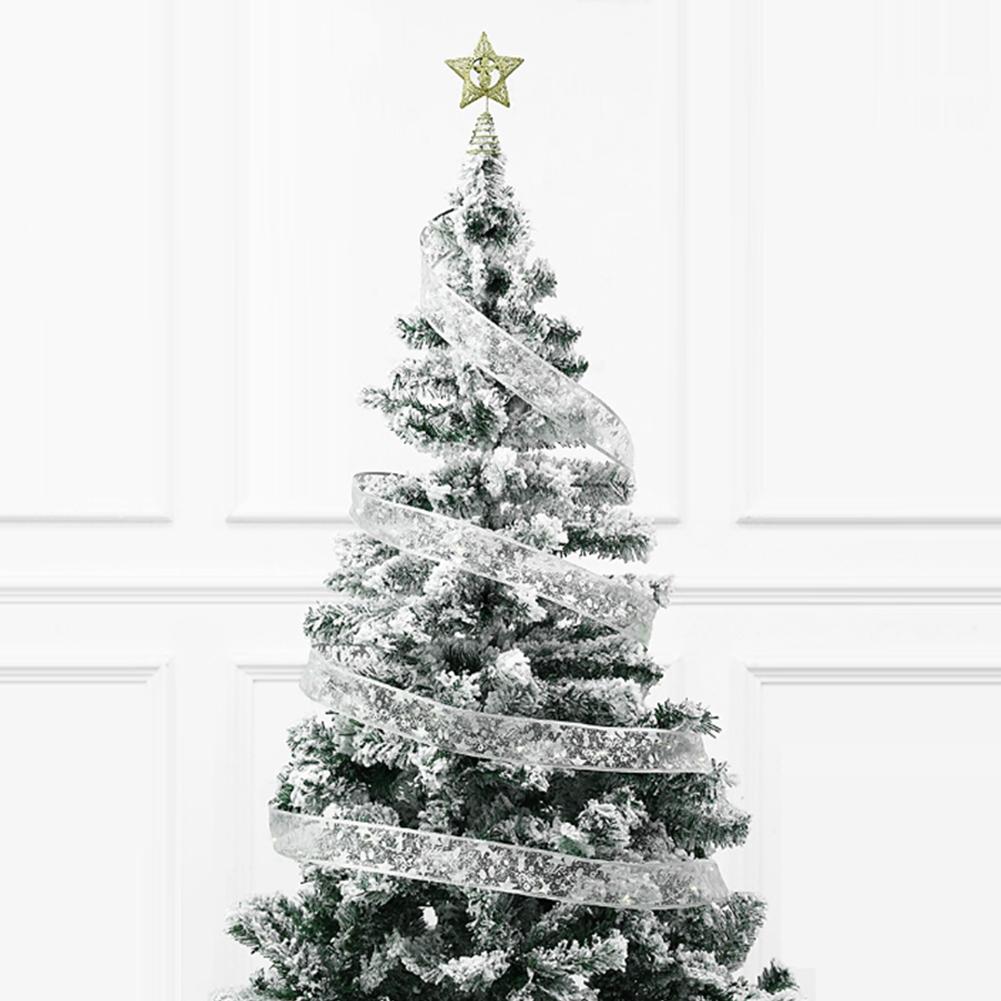 Dekorativní LED vánoční ozdoby s světelnými řetězy a mašlí