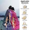 1pc hunter x (6) Blanket Soft Warm Throw for Home, Office, Travel All Season Cozy Bedding Gift, Office Cozy AccessoryB06
