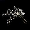 Cross-Border Bride Hair Braiding Handmade Pearl U-Shaped Hairpin Pin Hairware
