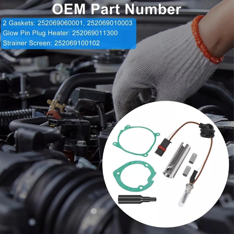 Ceramic Glow Plug Accessory For 2KW Diesels Heaters Offering 6000 Hours Life For Enhancing Performances In Cold Climates