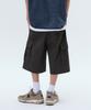 Musinsa Standard One-Pleat Cargo Bermuda Pants [Dark Grey]