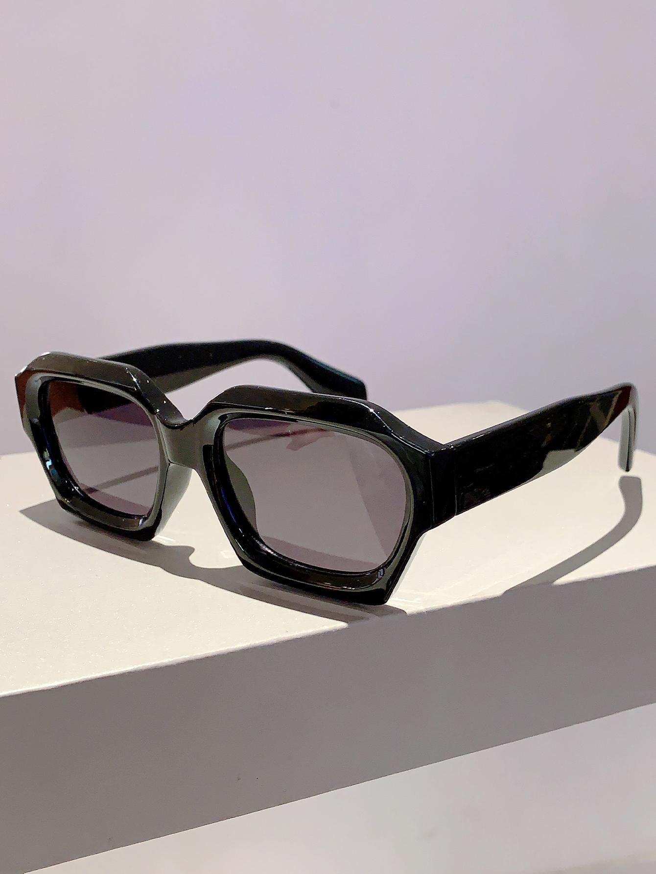 

Солнцезащитные очки квадратной формы оверсайз Новые стильные винтажные уличные очки Модный брендовый дизайнер UV400 Женские очки Other