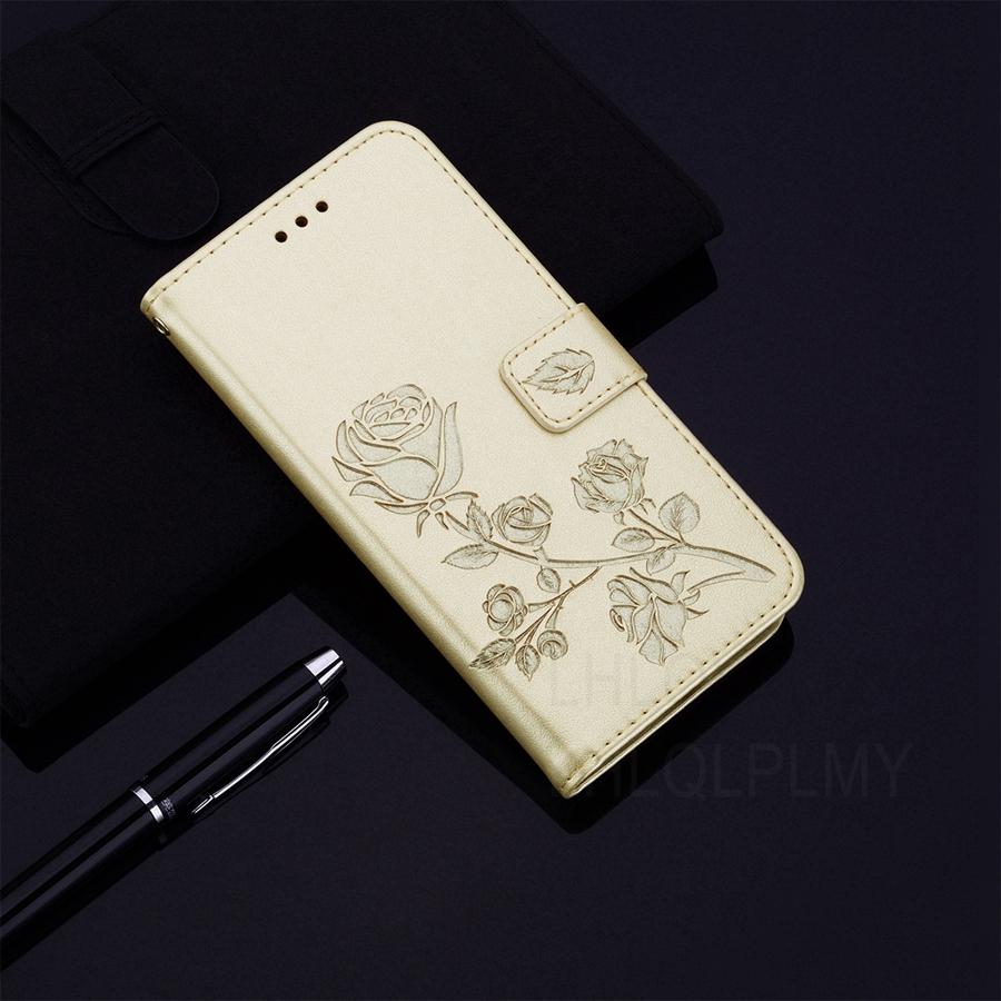 Rose Leather Wallet Flip Case For iPhone XS XR X 11 12 13 Pro Max 15 14 7 8 Plus Mini SE 2020 Cover Funda