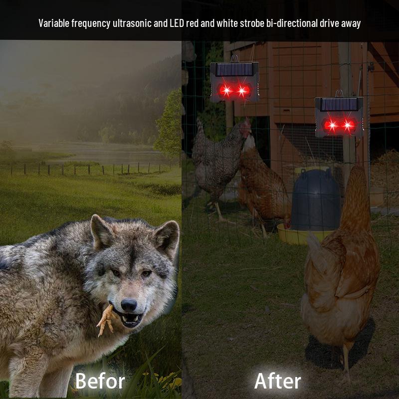 Ultrasonic Mouse, Bird, and Animal Repeller with LED Flashing Lights