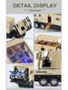 1:24 Модель автомобиля из сплава Nomad RV со звуком и светом, Игрушка с инерционным механизмом для детей