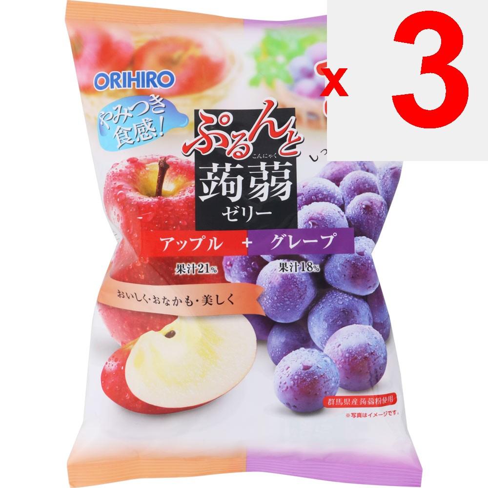 Orihiro Plundry Purun Konnyaku Jelly Pouch Apple + Grape 20g X 12 Pieces Other (check Locks, Tongue Cleaners, Etc.) Other (check Locks, Tongue Cleaner