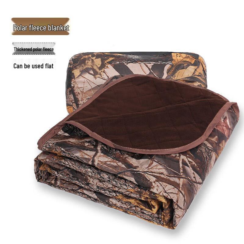 Yuming Kudi Floral Fleece Portable Camping Blanket