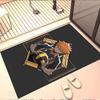 Haikyu Print Rug, Washable Floor Carpet, For Entryway Dorm Laundry Room Office Study, Home Decor Birthday Christmas Gift