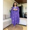 Bollywood Anarkali Kurti Pant Dupatta Set Women Party Wear Salwar Suit Designer VFP-1877a