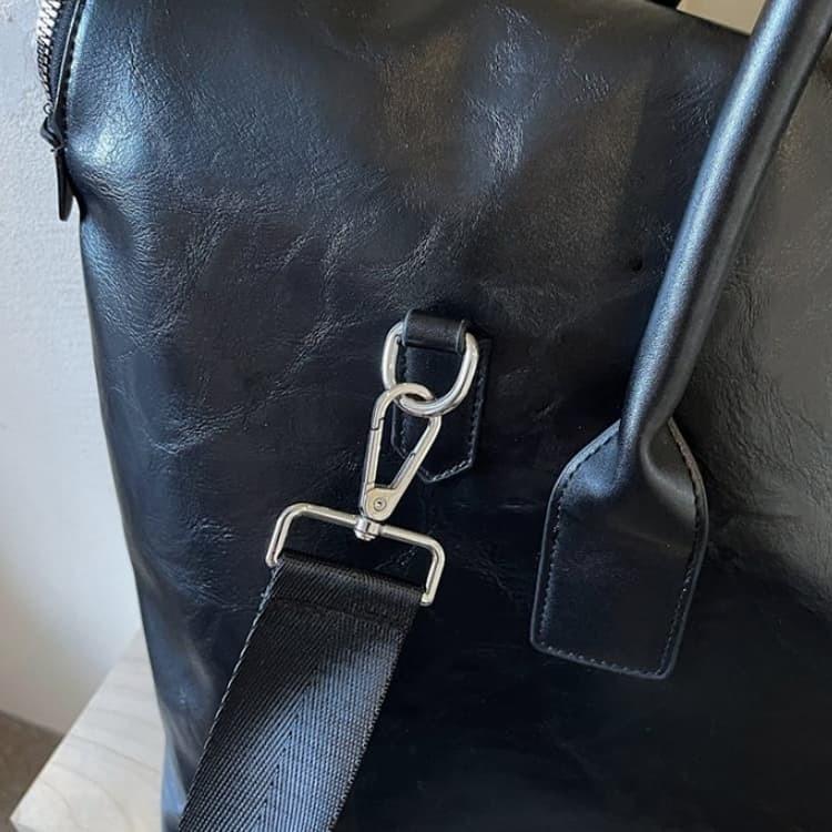 Soft Leather Large Capacity Tote Bag Crossbody Handbag