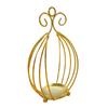 Iron Magnolia Holders for Table Decoration, Wedding, Birthday Party Candlestick for Celebration Table Decoration Home