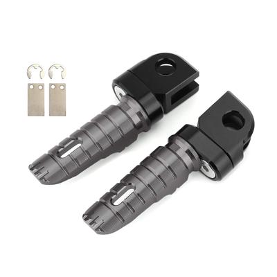 Artudatech Titanium Front Footrests Footpegs for Kawasaki Z300, Z400, Z800, Z650, Z900, Z1000, and NINJA 650 Motorcycles