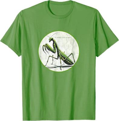 T-shirt Colorata Mantide Religiosa Insetto Design Vintage Retrò *NUOVA* 10 Colori