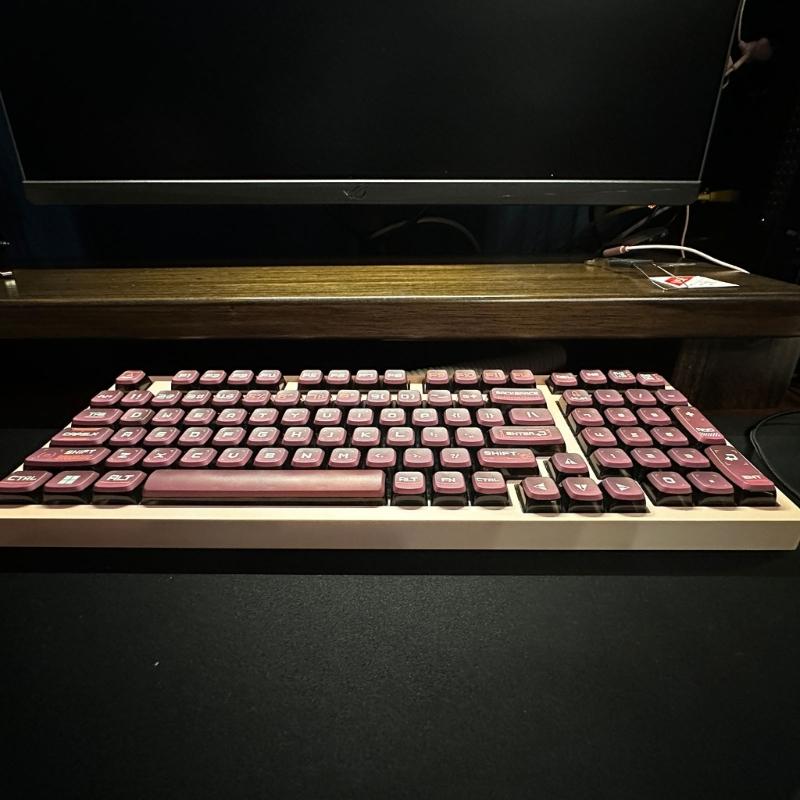 XDA Height 128Keys Keycaps Set In Gradual Change Color Cyber Type Keycap Enhances Typing For Mechanical Keyboards