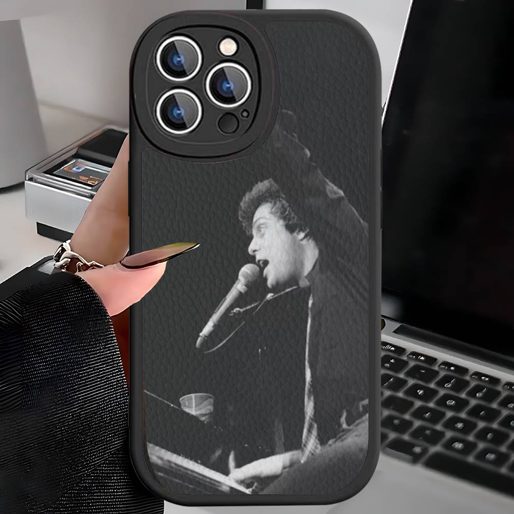 Singer Billy J-Joel Phone Cover For IPhone 16 15 14 13 12 11 Pro Max Plus Leather Soft Case