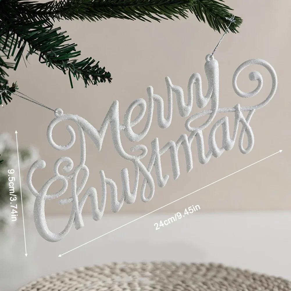 Vivid Christmas Scene Pendant for Tree Decoration Home Bedroom Backyard Venue - Festive Holiday Ornament