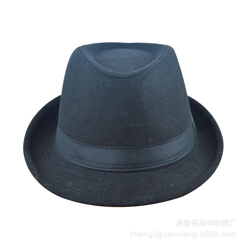 Autumn and Winter Models Are Available for Men and Women, British Retro Hats, Fashionable Gentleman Hats, Jazz Hats, Trendy Woolen Top Hats.