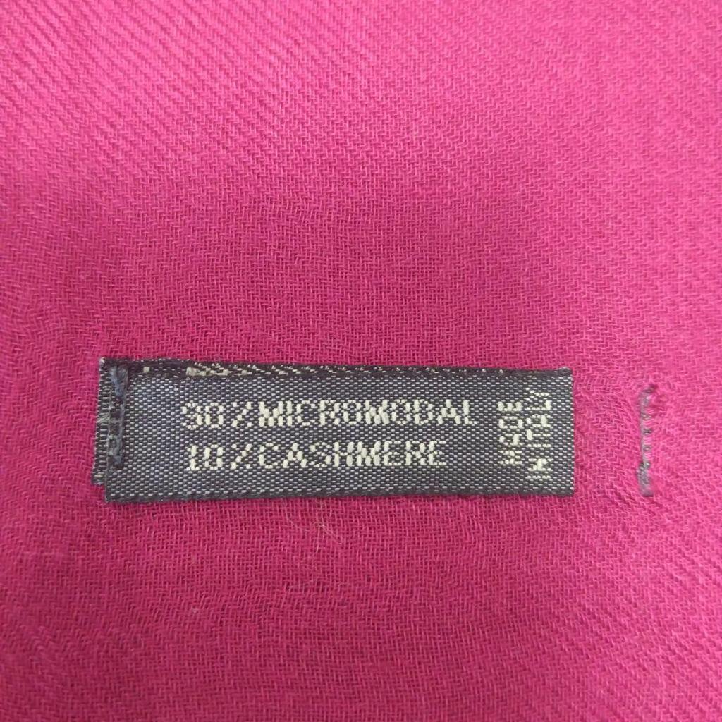 Used Falierosarti Cashmere Large Stole Bordeaux