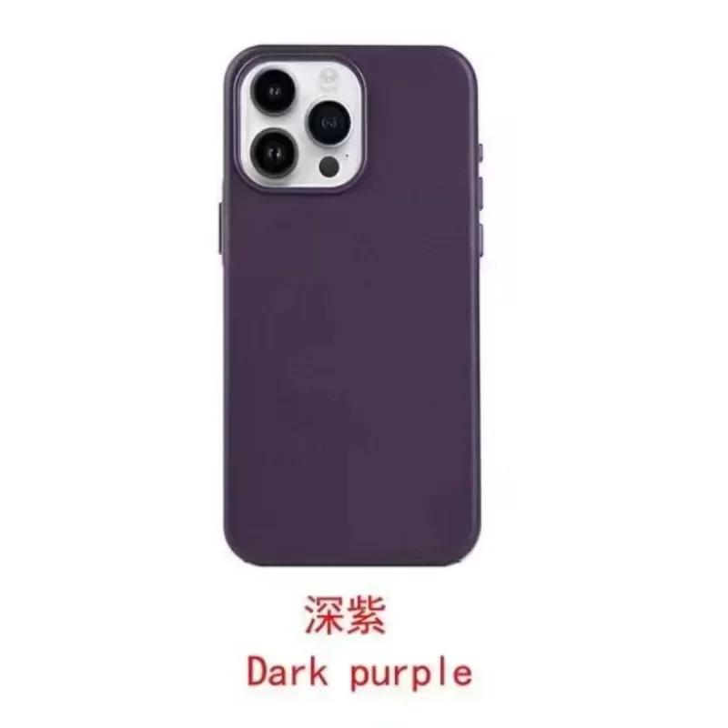 Pentru Husă de Telefon din Piele Magsafe pentru IPhone 17 Pro Max Air 16 15 14 13 Pro Max 15 Plus Adsorbție Magnetică Încărcare Wireless Capac Spate Protecție la Cădere