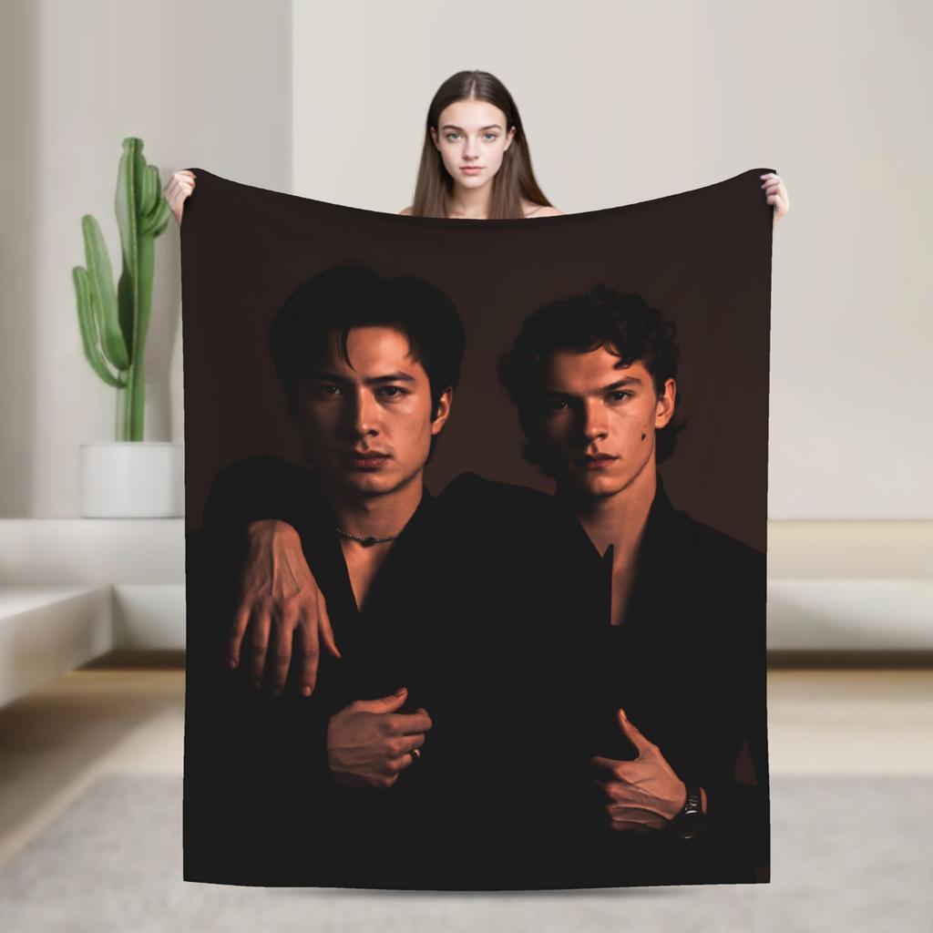 Soft Blanket Travel Shane Hollander Heated Rivalry Throw Blanket  Flannel Bedspread For Couch Chair Sofa Bed Fashion Sofa Bed