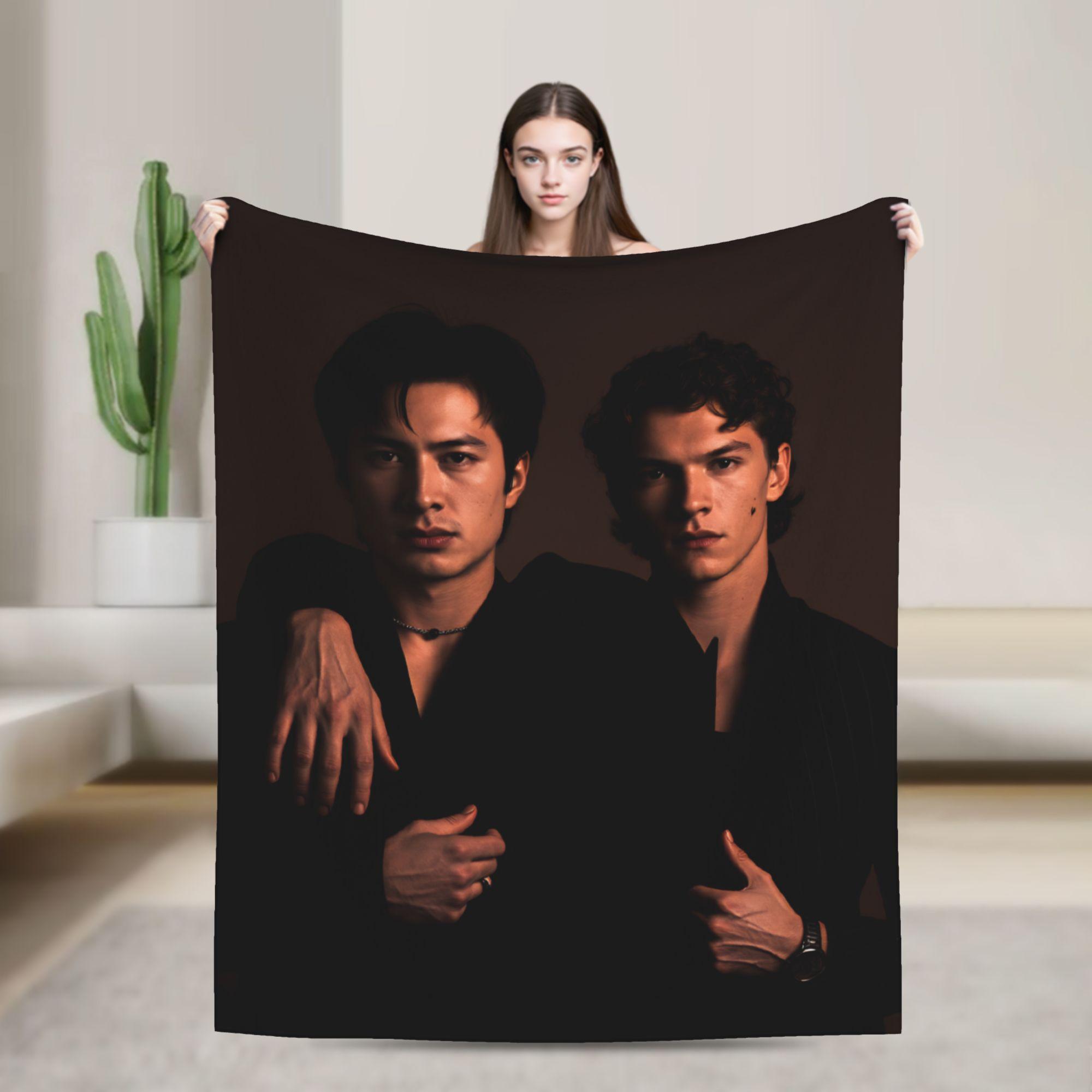 

Heated Rivalry Blankets Warm Soft Street Trend Plush Throw Blanket For Home Decor Airplane Travel Flannel Bedspread Bed Cover 130x150cm