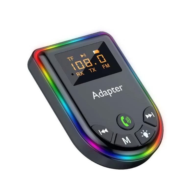 

Портативний передавач-приймач зі світлодіодним дисплеєм, підтримкою TF-карти, AUX, аудіоадаптер HIFI для автомобіля, ПК, ТВ, навушників, динаміків 1
