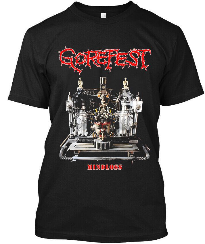 NWT Gorefest Mindloss Dutch Death Metal Band Music Album Vintage T-Shirt Unisex T-Shirt XXXXL