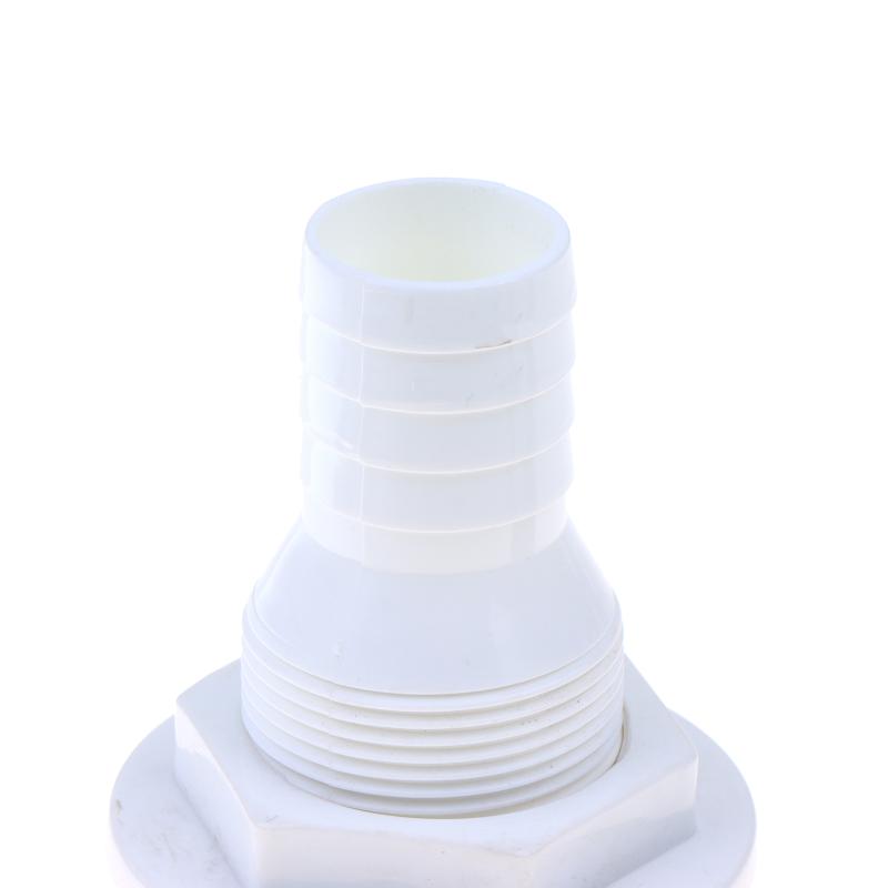 Marine Boat Abs Plastic Thru Hull Fitting Connector For 5/8, 3/4,1,1‑1/8 In Hose Boat Drain Outlet Bilge Pump Plumbing Fittings
