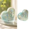 Thoughtful Gratitude Gifts Heart Ornament with Heartwarming Message, Best Friend Decorative Ornaments for Car Keepsake, Acrylic Desk Decoration Women