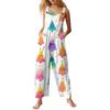 Women's Jumpsuit Printed Casual Loose Jumpsuit