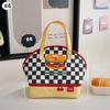 Kawaii Lunch Bag Bento Bag Large Capacity Women's Bag Handle Insulated Bento Bag Cute Portable Tote Bag Kitchen Organizers