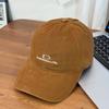 Fashion Hat Niche Electricity Embroidery Washed Old Hat Female American Versatile Soft Top Baseball Cap Korean Outdoor Duck Tongue Sun Cap