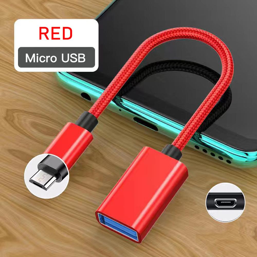 OTG USB To Type C Adapter Connector for Xiaomi Samsung S20 Huawei OTG Data Cable Converter for MacBook Pro Full Working
