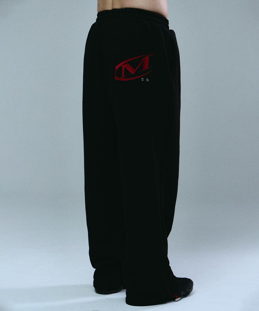Mihag Pocket Logo Wide Pants (Black)